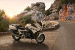 2023 BMW R 1250 RT Triple Black Tourer on European road