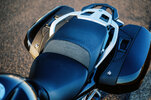 Detail shot of 2023 BMW R 1250 RT Triple Black Tourer
