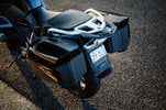 Detail shot of 2023 BMW R 1250 RT Triple Black Tourer
