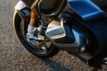 Detail shot of 2023 BMW R 1250 RT Triple Black Tourer