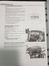 Shop manual page for removing instrument panel 