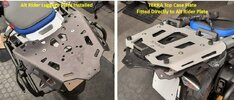 Shad Terra With Alt Rider Luggage Plate Shad Terra With Alt Rider Luggage Plate