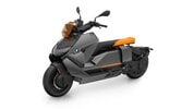 BMW's CE-04 electric scooter on a white background BMW's CE-04 electric scooter on a white background
