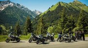A group of motorcycles courtesy of Cardo Systems. A group of motorcycles courtesy of Cardo Systems.