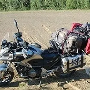 Nana Chou on Dalton Highway, Alaska