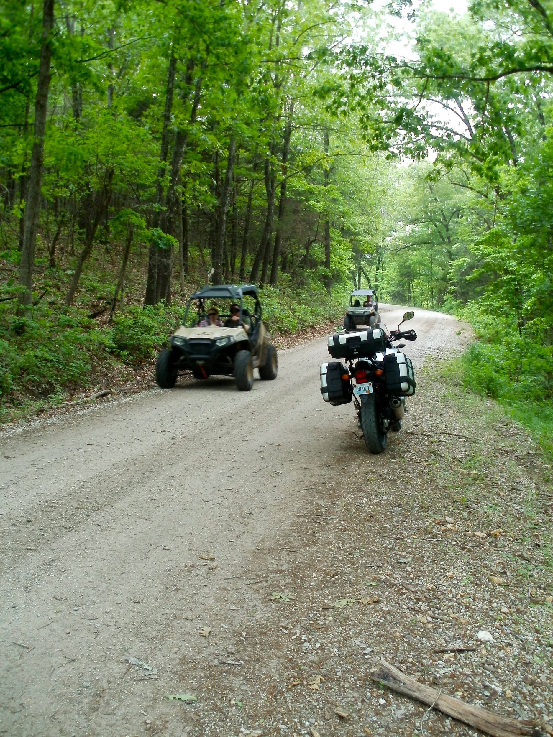 Riding the Glade Top Trail in the Daniel Boone National Forest